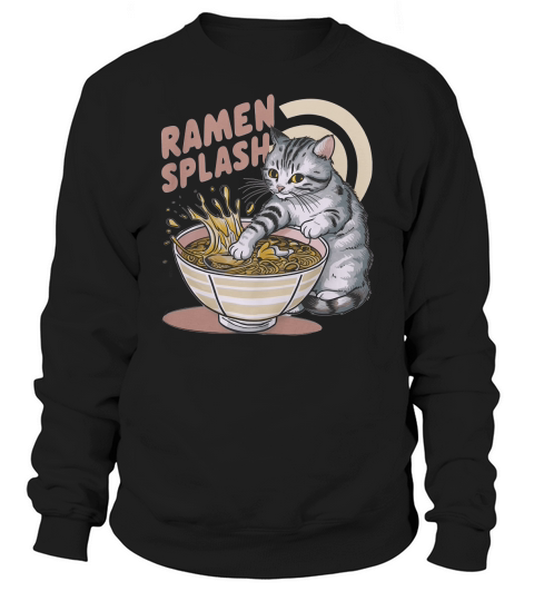 Ramen splash Sweatshirt Unisex