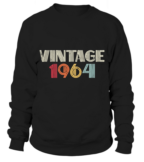 Vintage 1964 Birthday Sweatshirt Unisex
