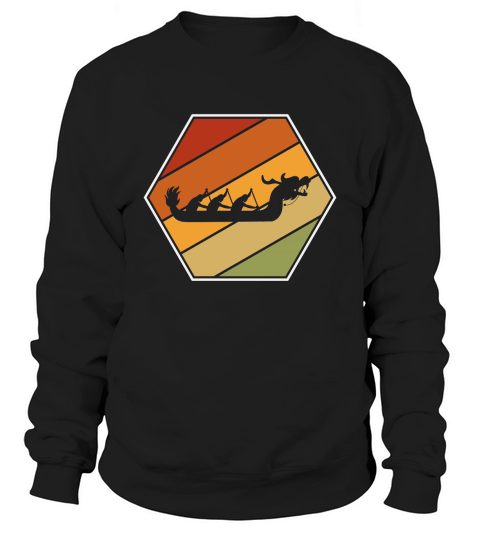 Vintage Dragon Boat Racing Sweatshirt Unisex
