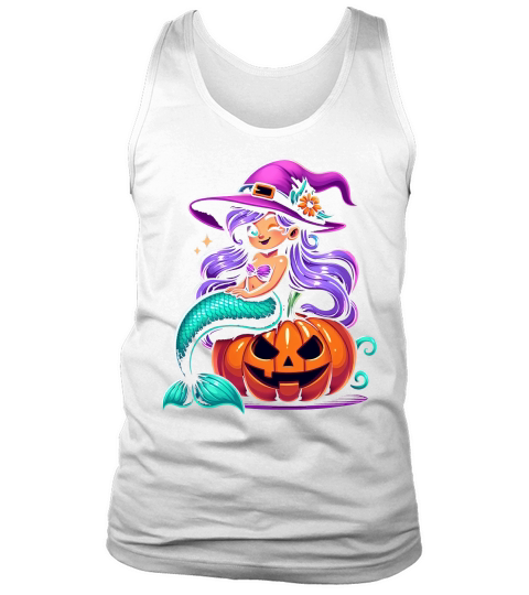 Halloween Mermaid Sublimation Tank Top Unisex