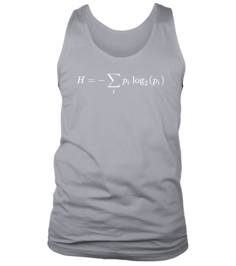 Information theory math and physics formula Tank Top Unisex