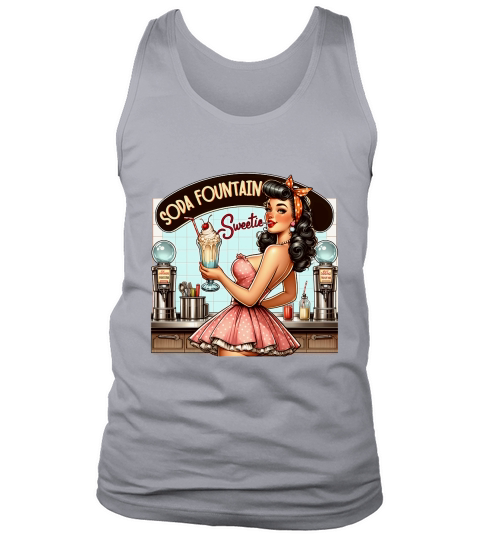 Retro Vintage soda fountain Tank Top Unisex