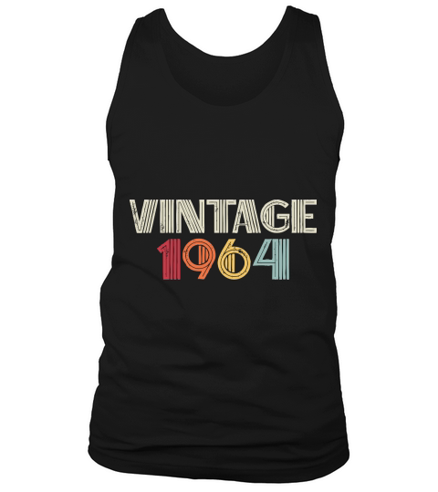 Vintage 1964 Birthday Tank Top Unisex