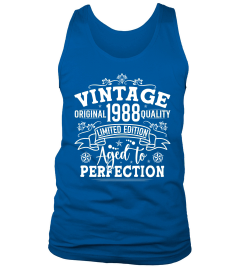 Vintage Birthday TShirt Design Bundle 1988 Tank Top Unisex