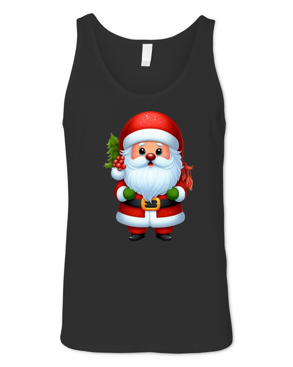 Funny Christmas Animal clipart (7) Unisex Jersey Tank