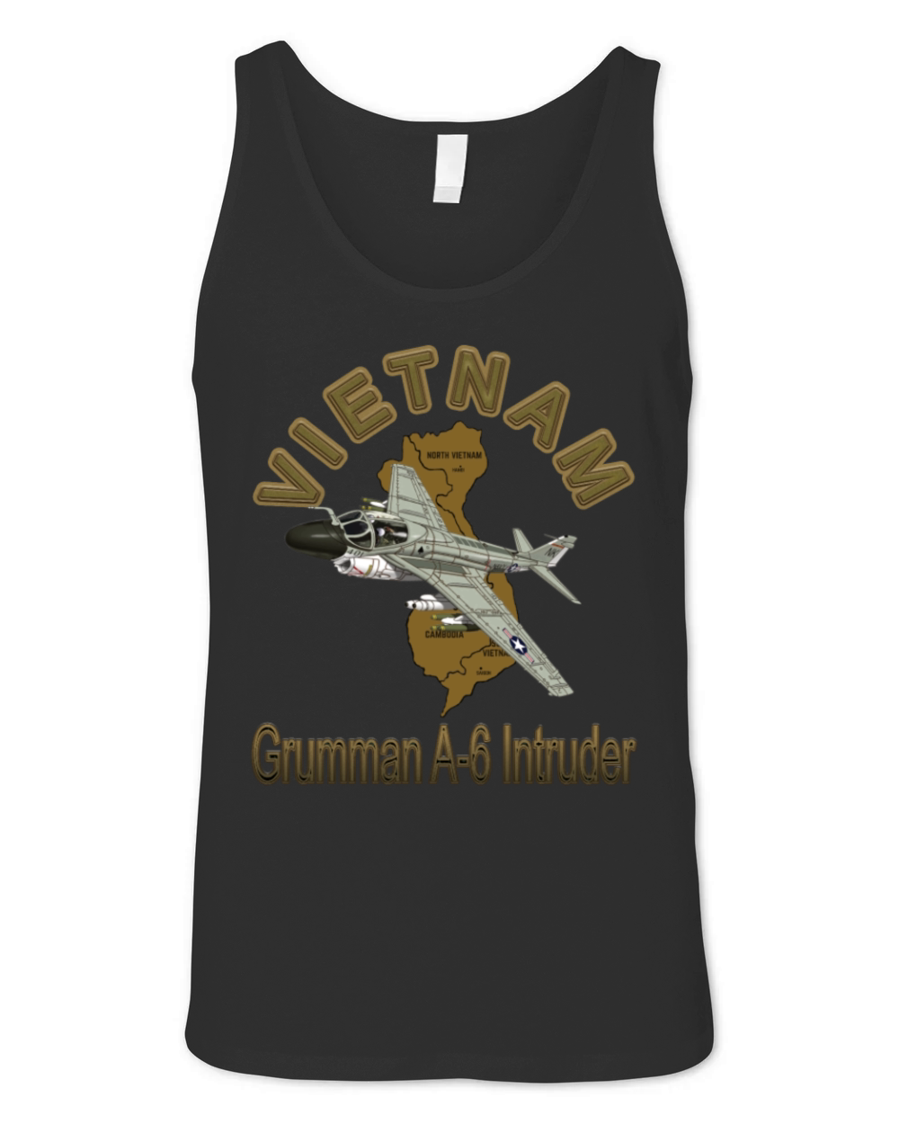 Grumman A-6 Intruder Unisex Jersey Tank