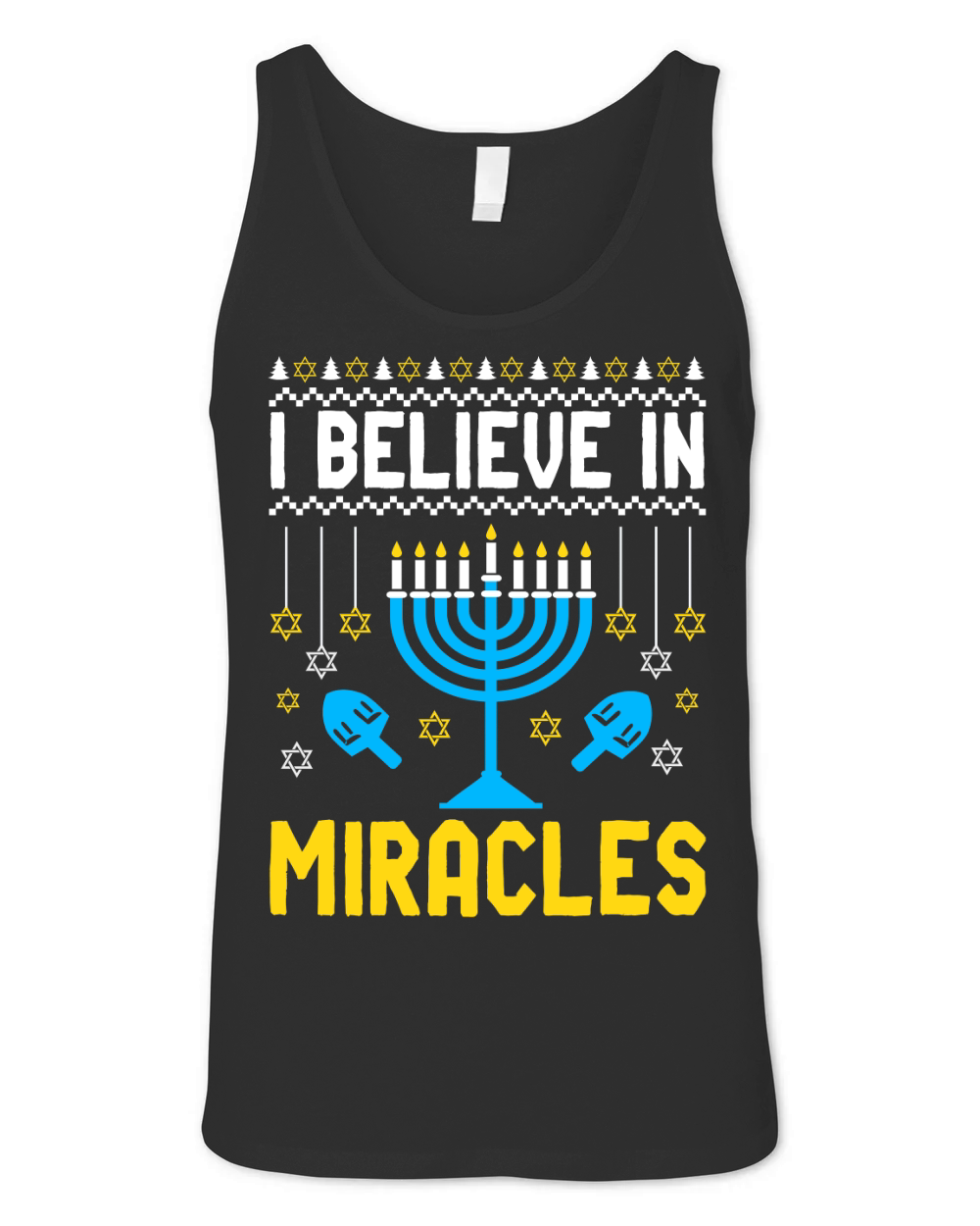 I BELIEVE IN MIRACLES Unisex Jersey Tank