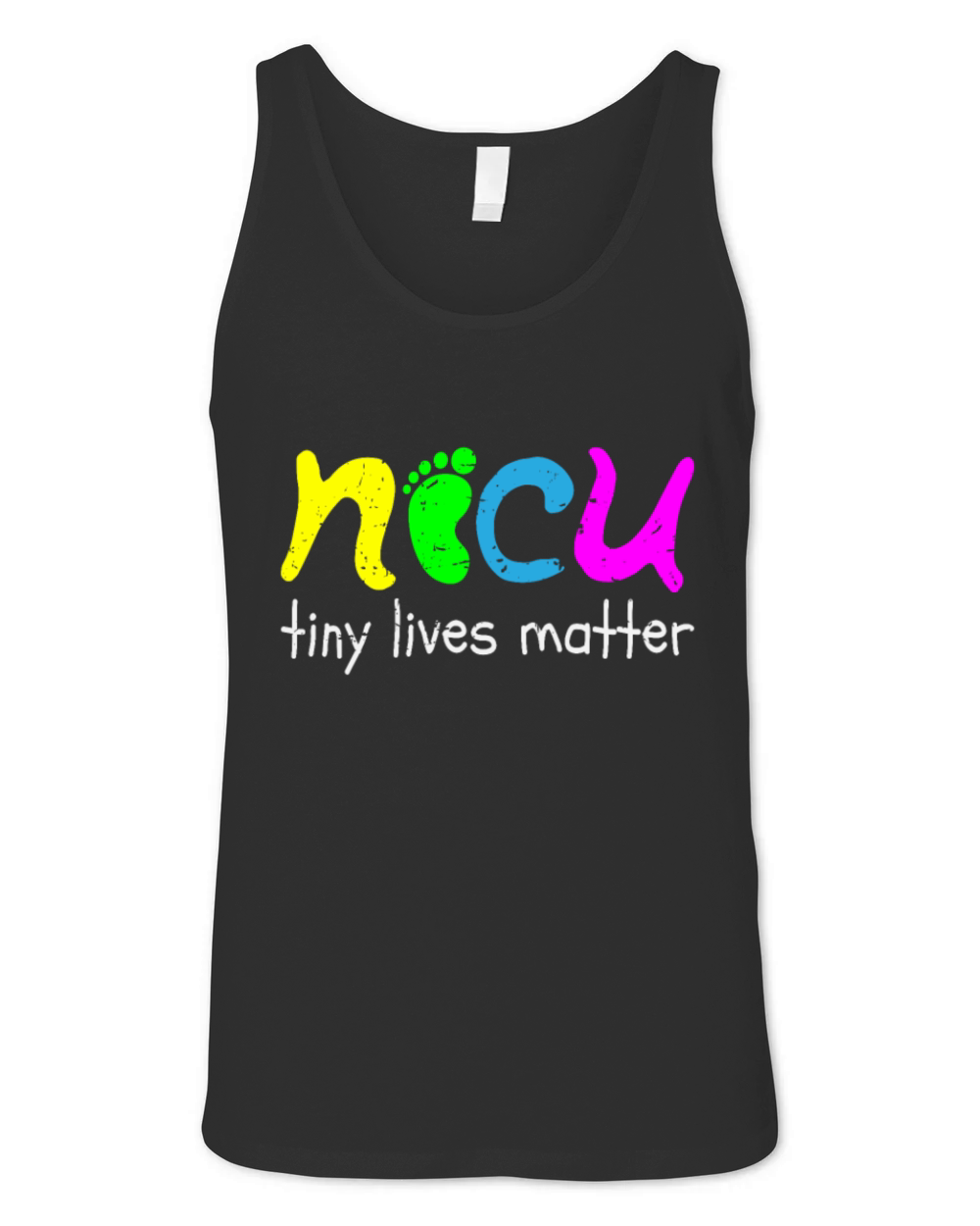 NICU Tiny Lives Matter Cute Neonatal Nurse Unisex Jersey Tank