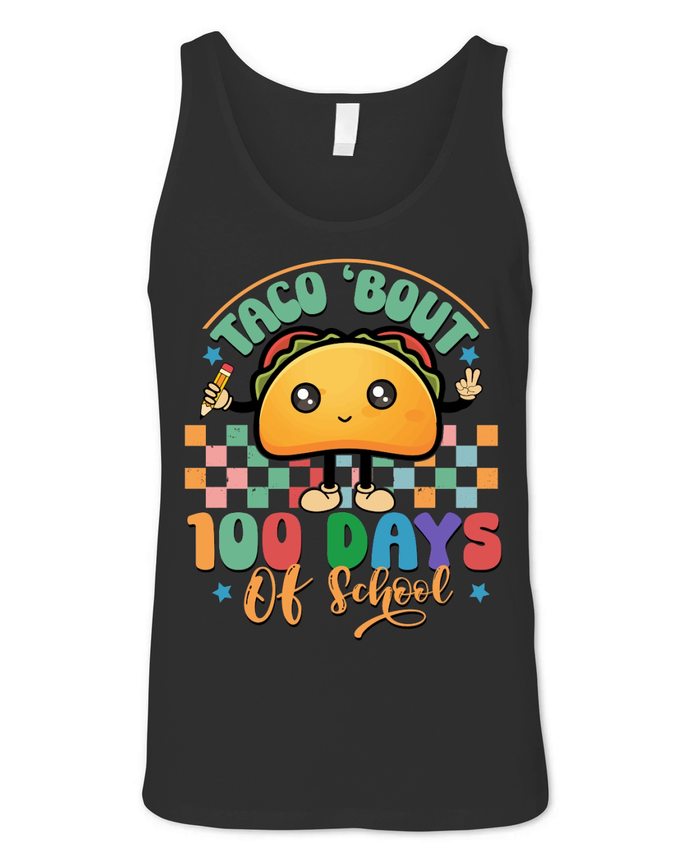 Taco Bout 100 Days Of Unisex Jersey Tank