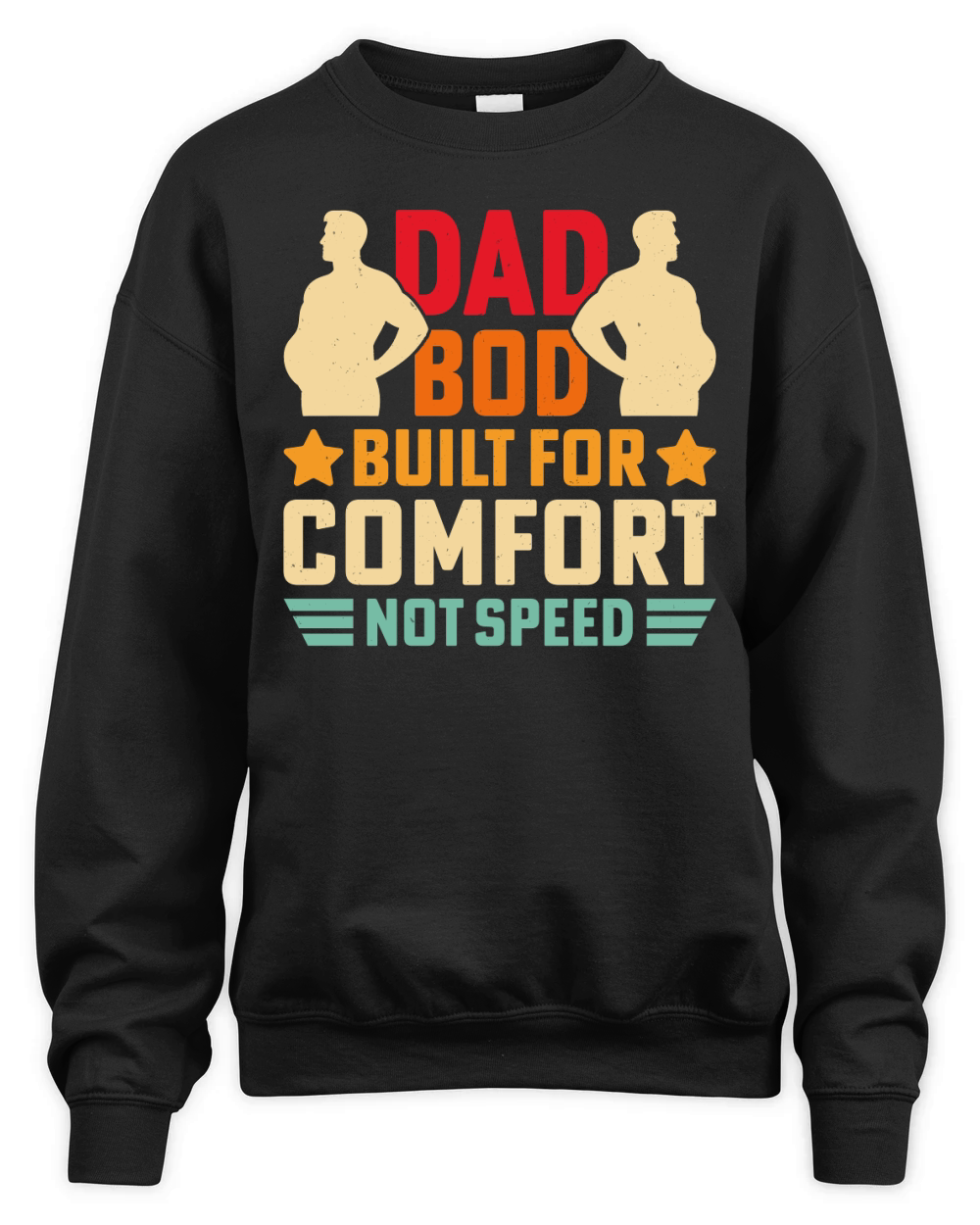 Dad bod built for comfort Unisex Premium Crewneck Sweatshirt