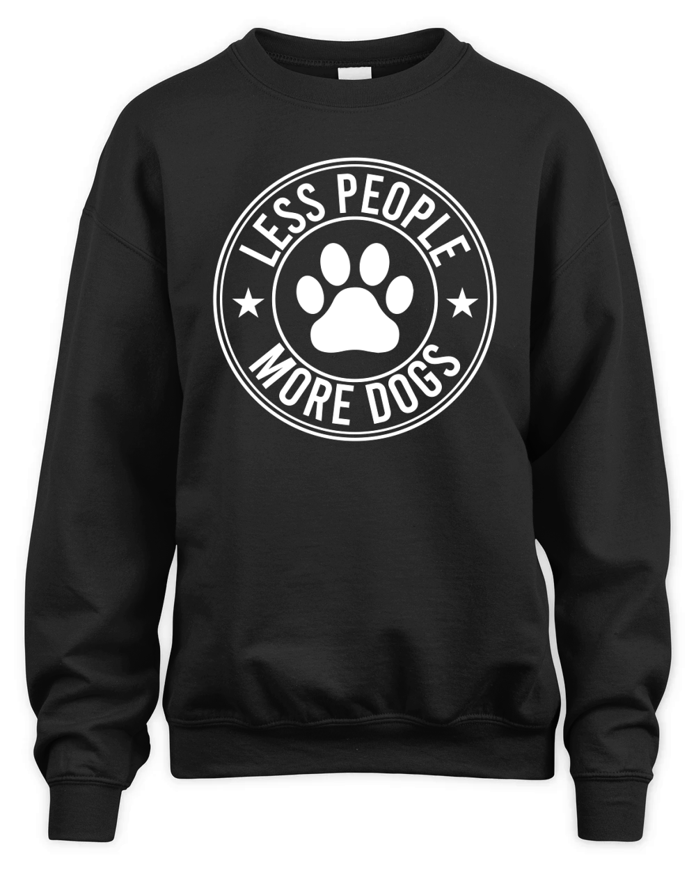 Less People More Dogs Unisex Premium Crewneck Sweatshirt
