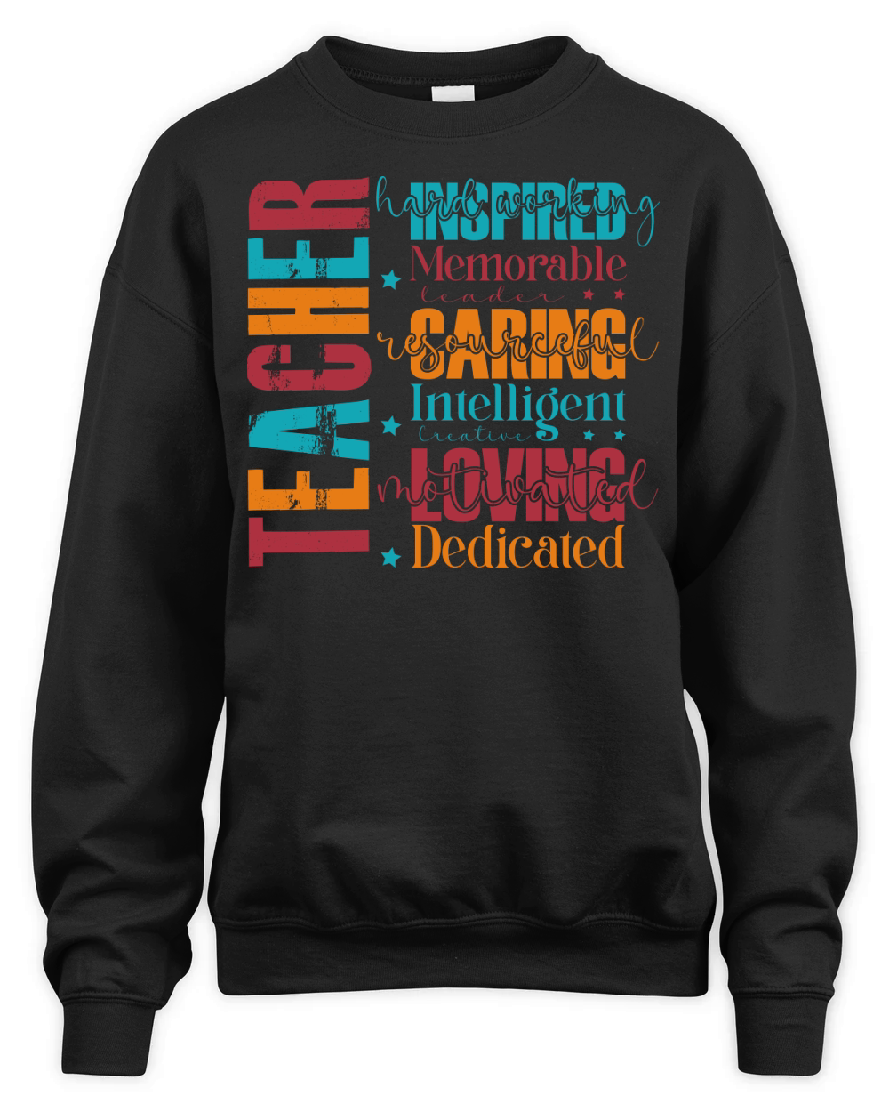 Teacger hard working memorable leader Resourceful Unisex Premium Crewneck Sweatshirt