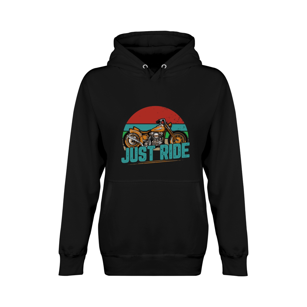 Just Ride Motorbike Unisex Premium Pullover Hoodie