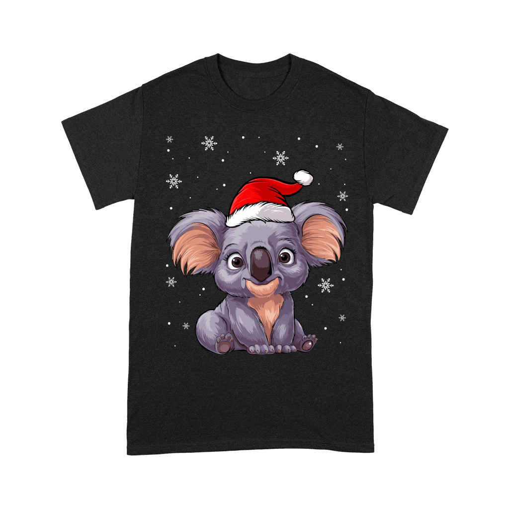 adorable koala wearing santa hat 2 Unisex T-Shirt