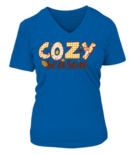 Cozy season V-neck T-Shirt Woman