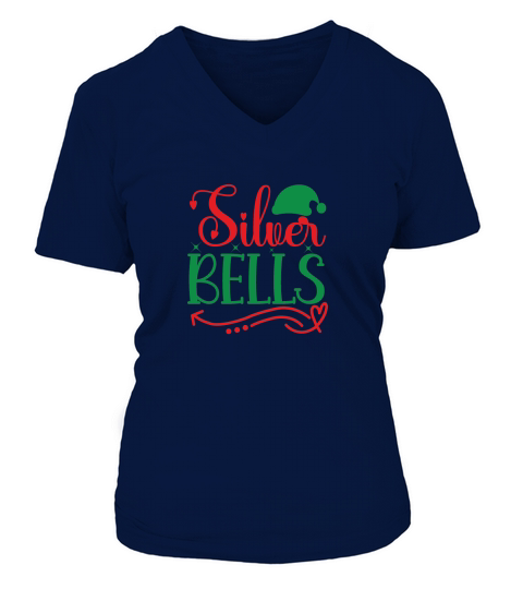 Dilver bells V-neck T-Shirt Woman