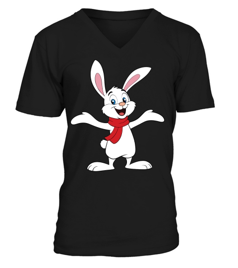 Christmas Rabbit 12 V-Neck T-shirt