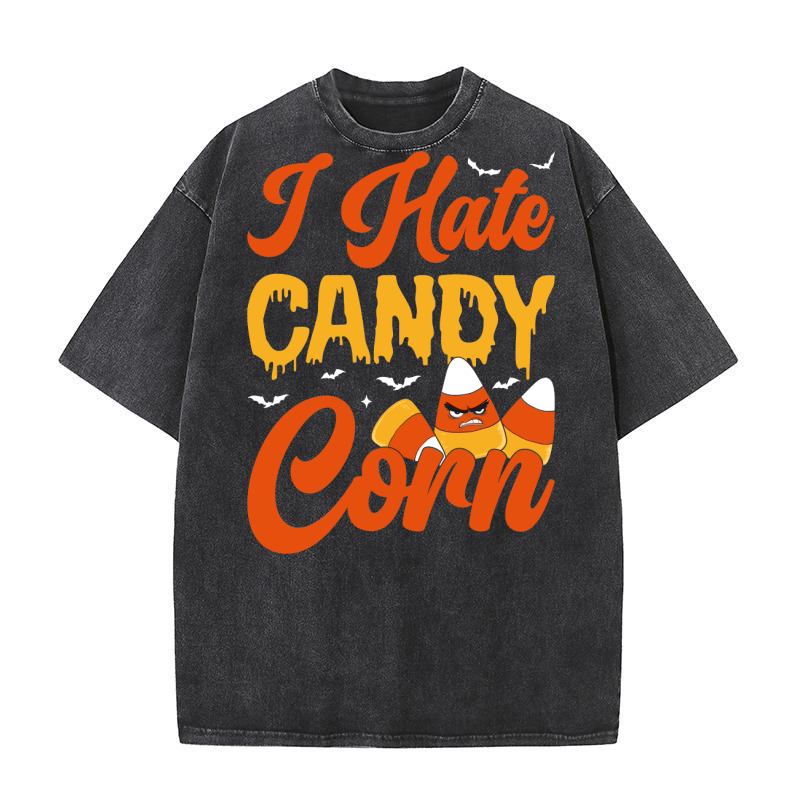 360. i hate candy corn Washed T-Shirt