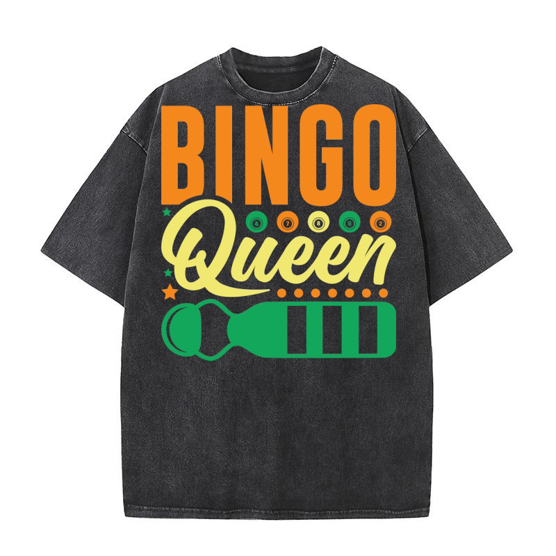 Bingo Queen 04 Washed T-Shirt