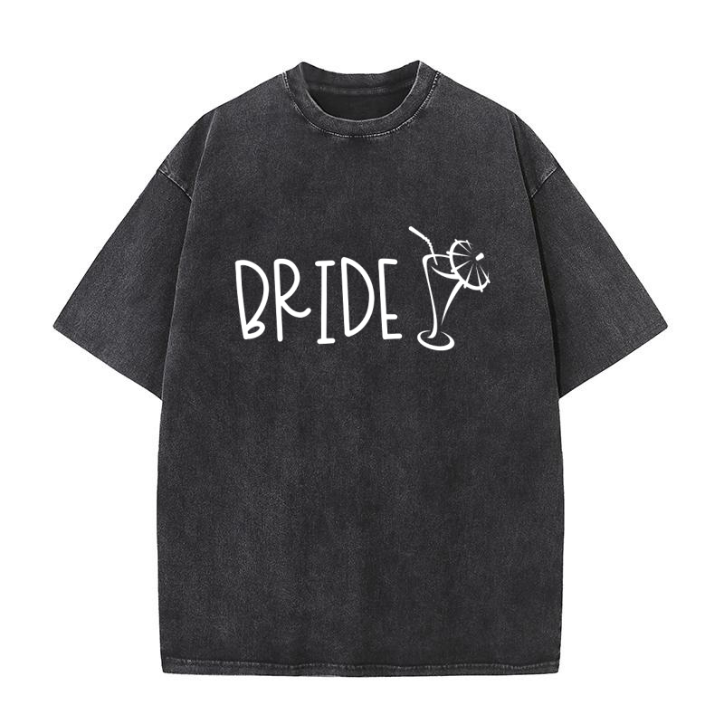 Bride   White 02 Washed T-Shirt
