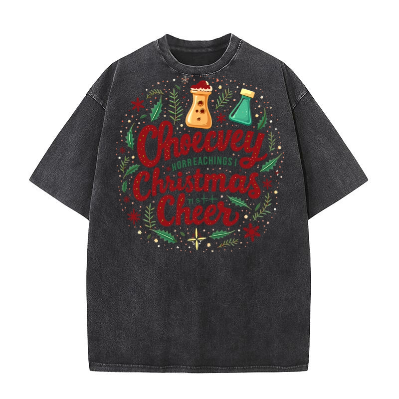 Choecvey horreachings i christmas cheer Washed T-Shirt