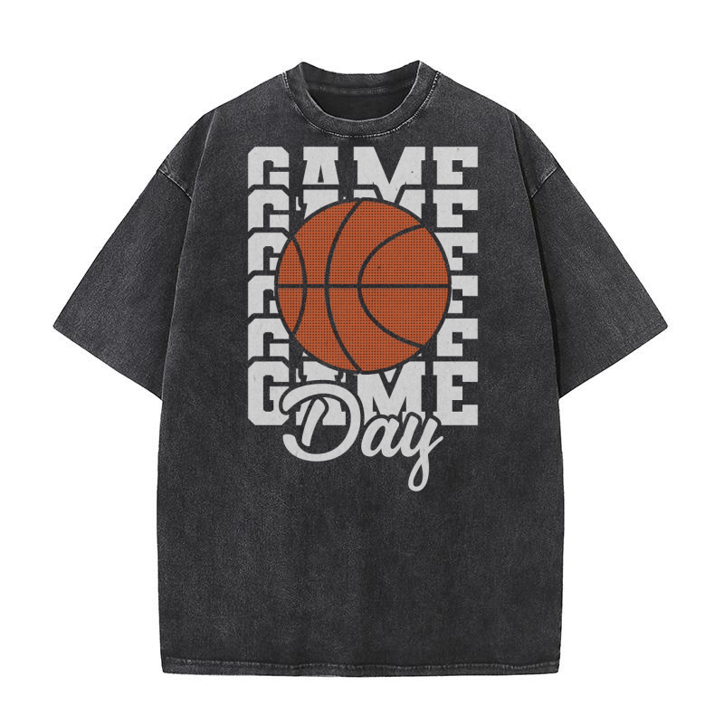 Game Day Basketball 2.03 Washed T-Shirt
