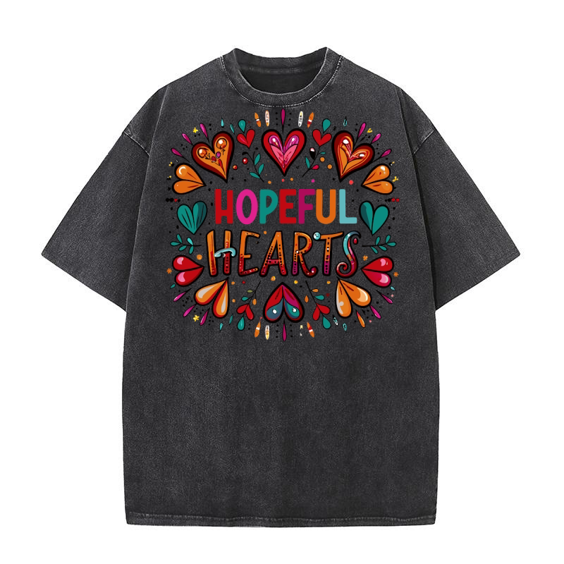 hopeful hearts Washed T-Shirt