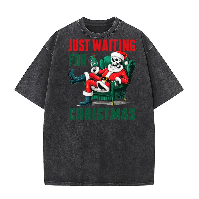 Just waiting for christmas 2 Washed T-Shirt