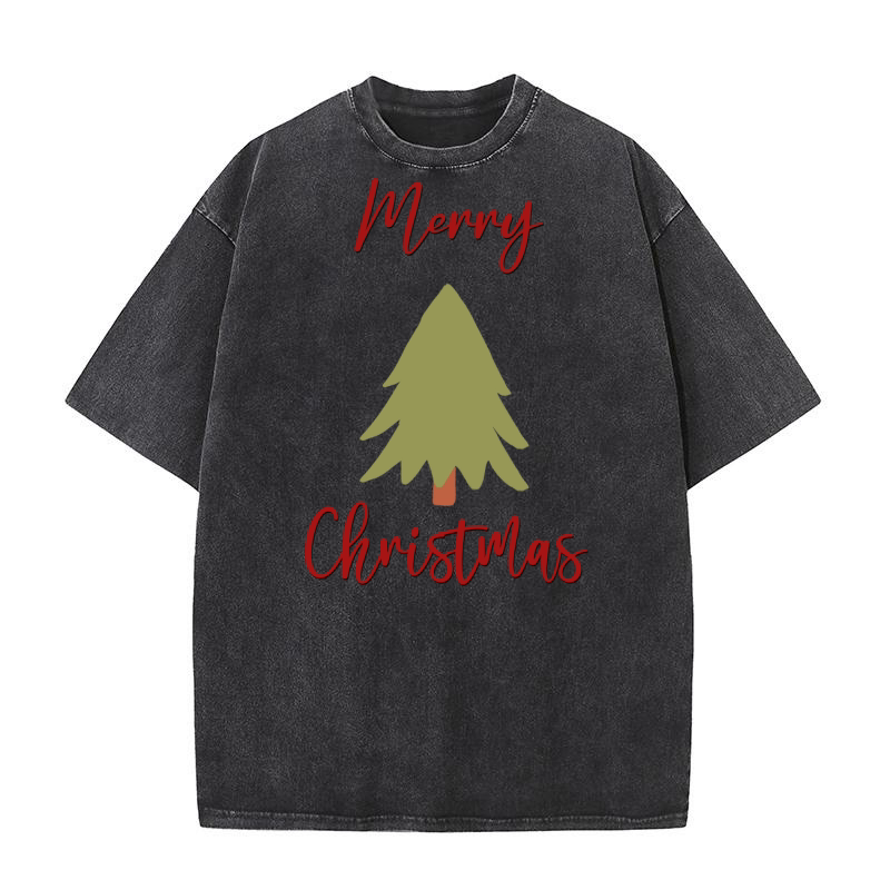 Merry Christmas 42 43 Washed T-Shirt