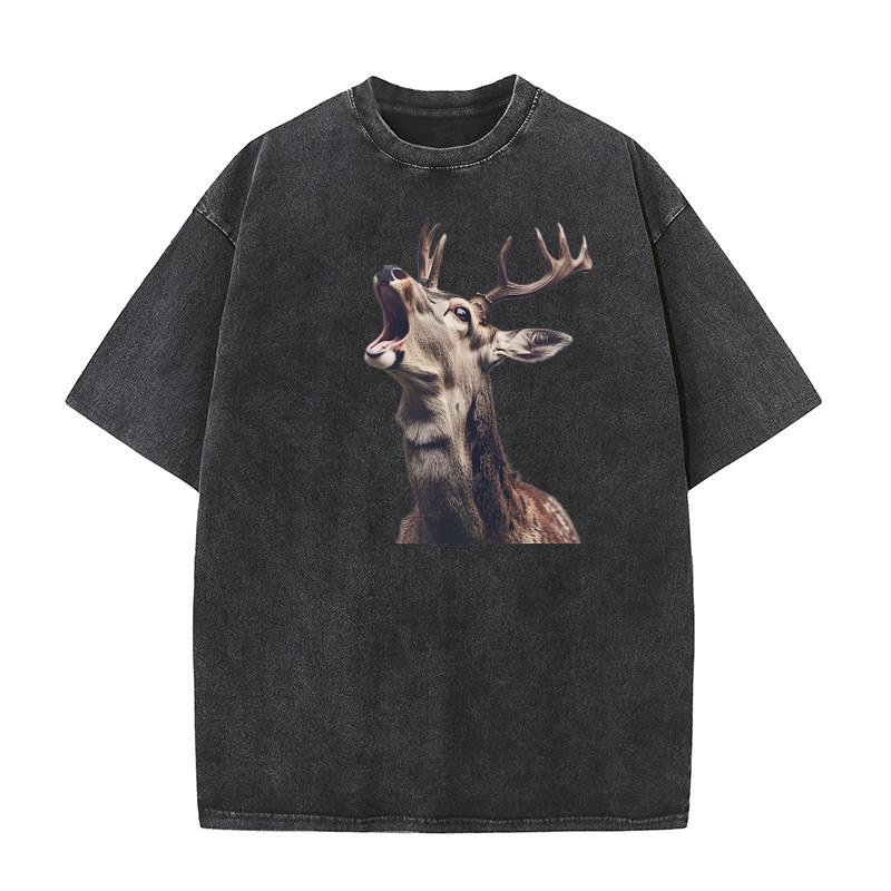 Three Deer 03 Washed T-Shirt
