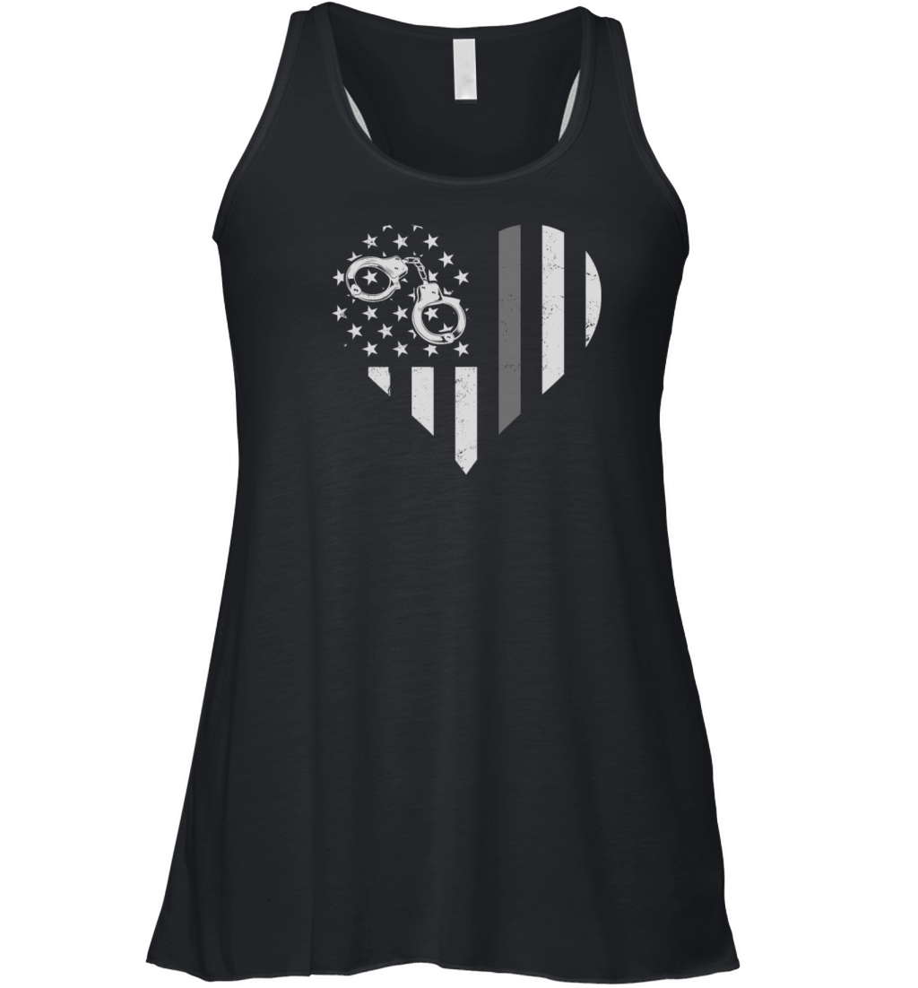 Correctional Officer Patriotic Women's Flowy Tank Top