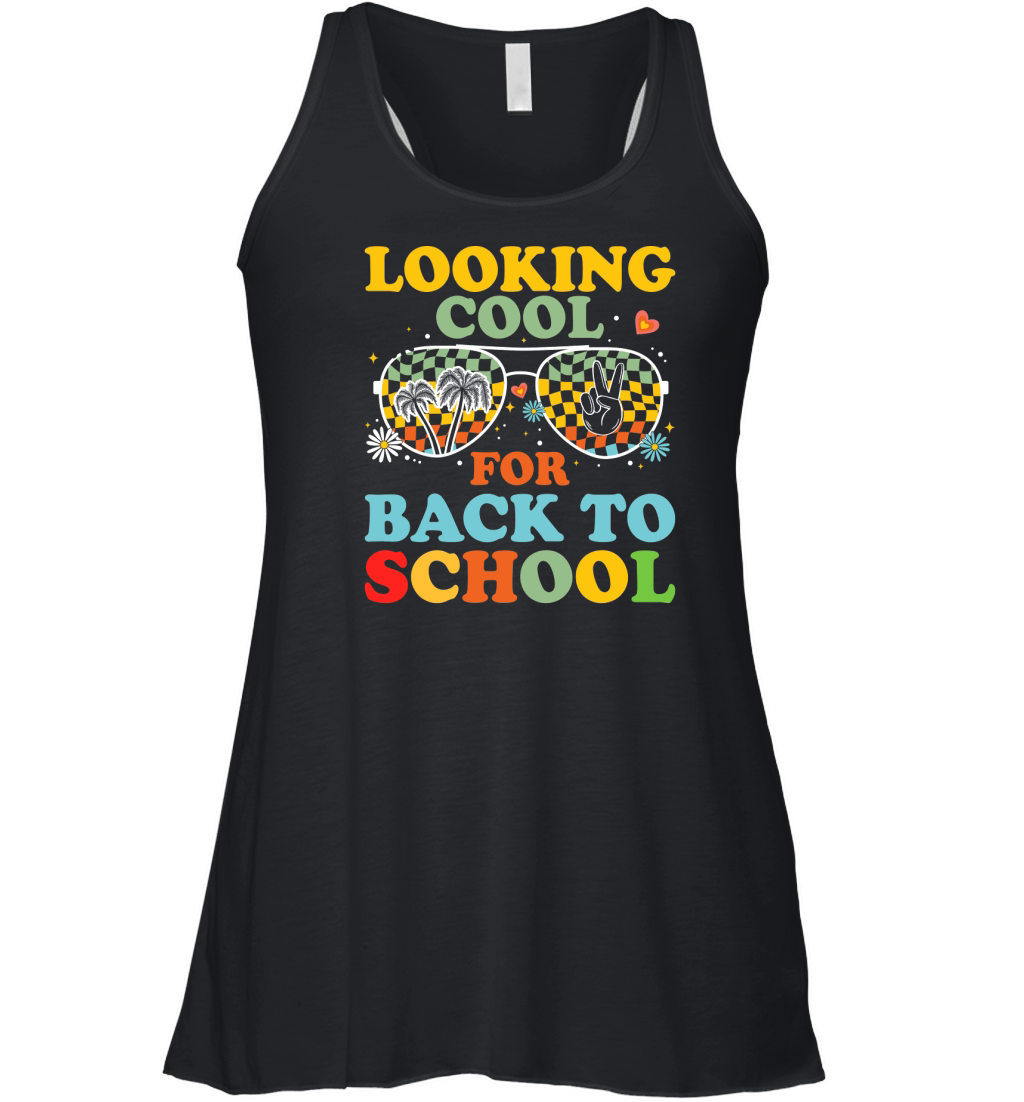 Looking Cool for Back To School Women's Flowy Tank Top