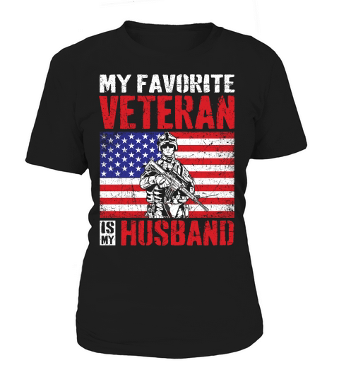 my favorite veteran is my husband 02 Women's T-Shirt