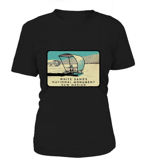 White Sands National Monument New Mexico Vintage Travel Decal CHRISTMAS UGLY Women's T-Shirt