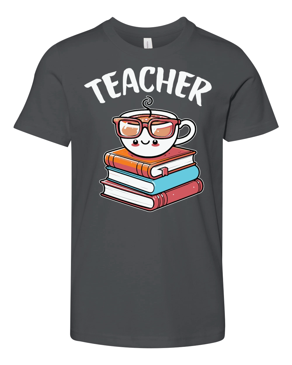 Cute Tea Teacher Youth Unisex Jersey Tee