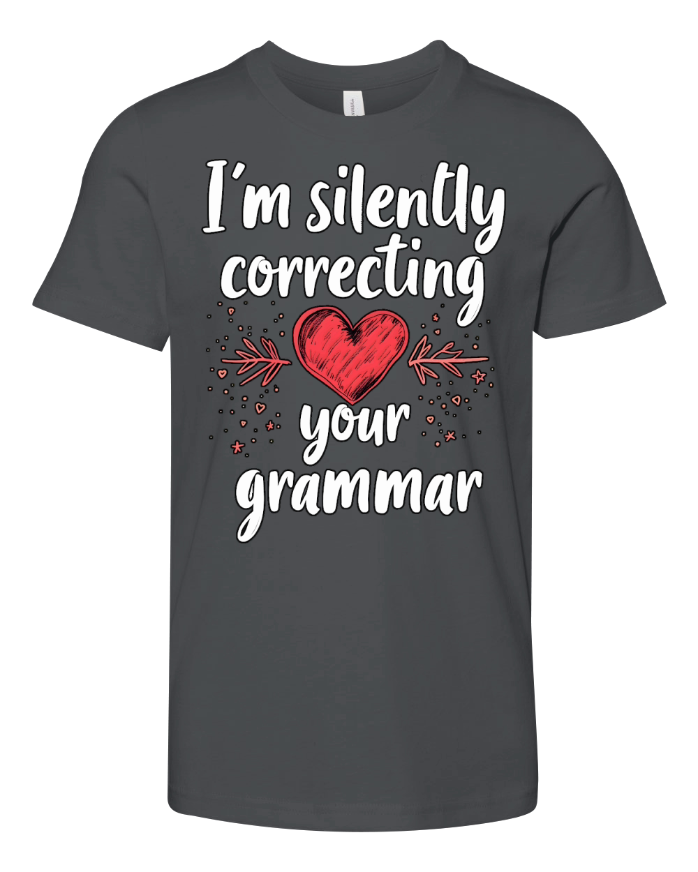 Im silently correcting your grammar 03 Youth Unisex Jersey Tee