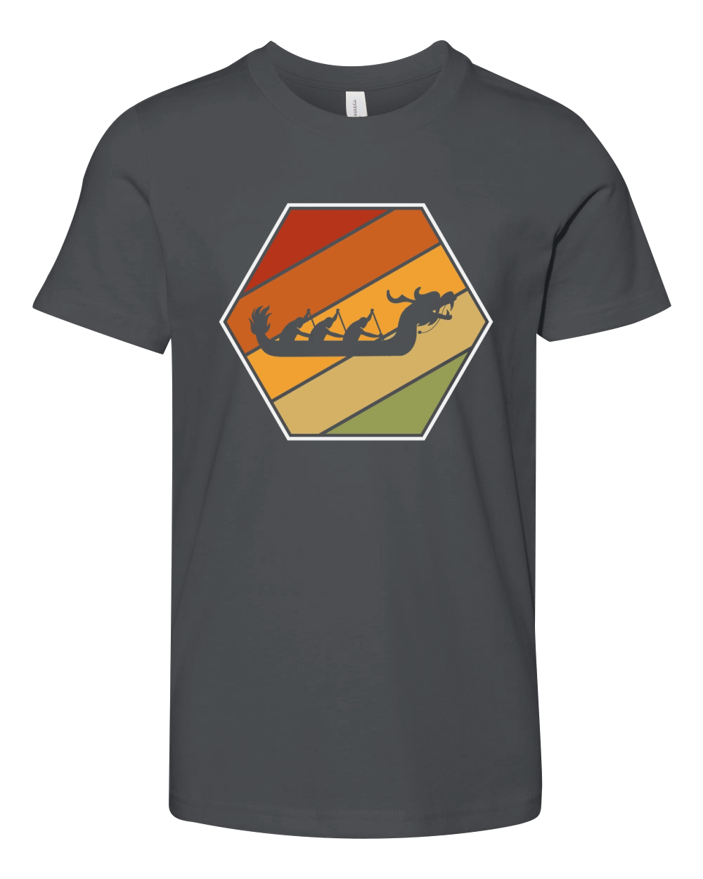 Vintage Dragon Boat Racing Youth Unisex Jersey Tee