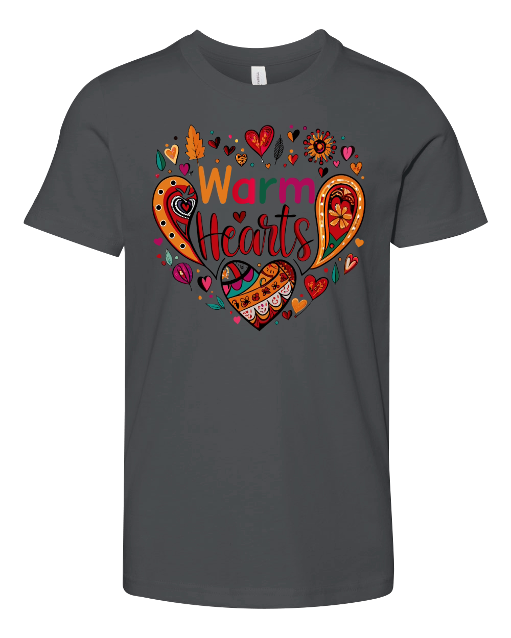 warm hearts Youth Unisex Jersey Tee