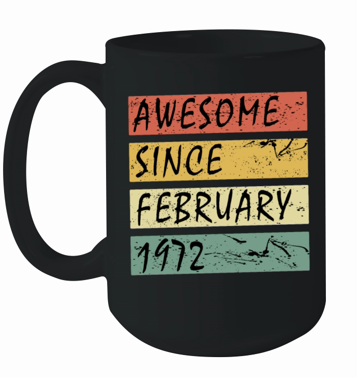 February 1972 vintage gift idea Ceramic Mug