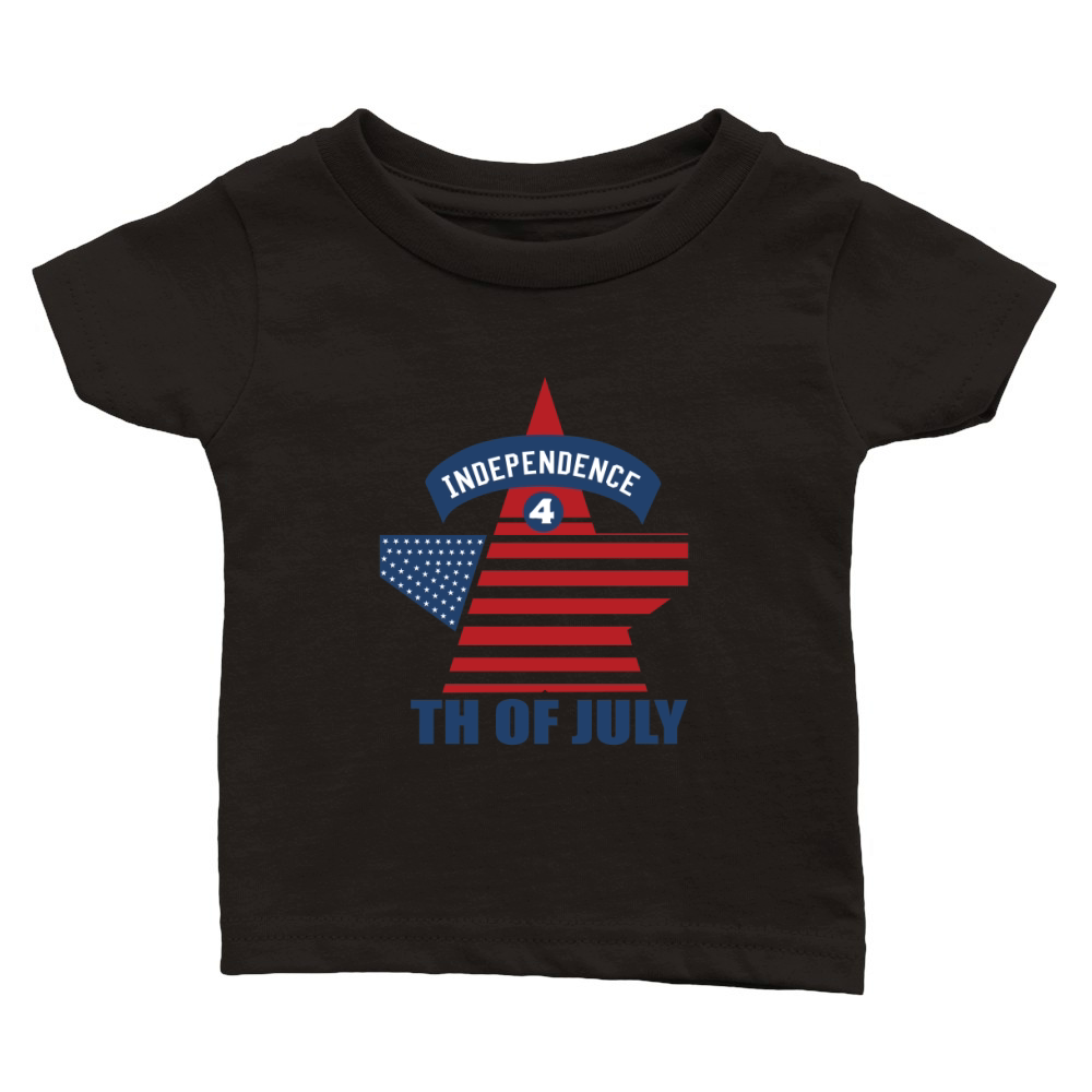 Independence 4th of july Classic Baby Crewneck T-shirt