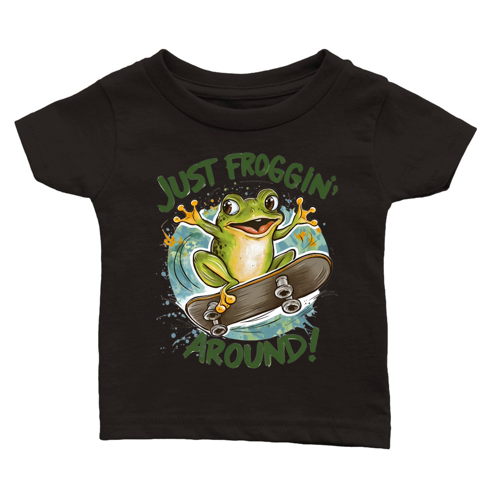 Just froggin around Classic Baby Crewneck T-shirt