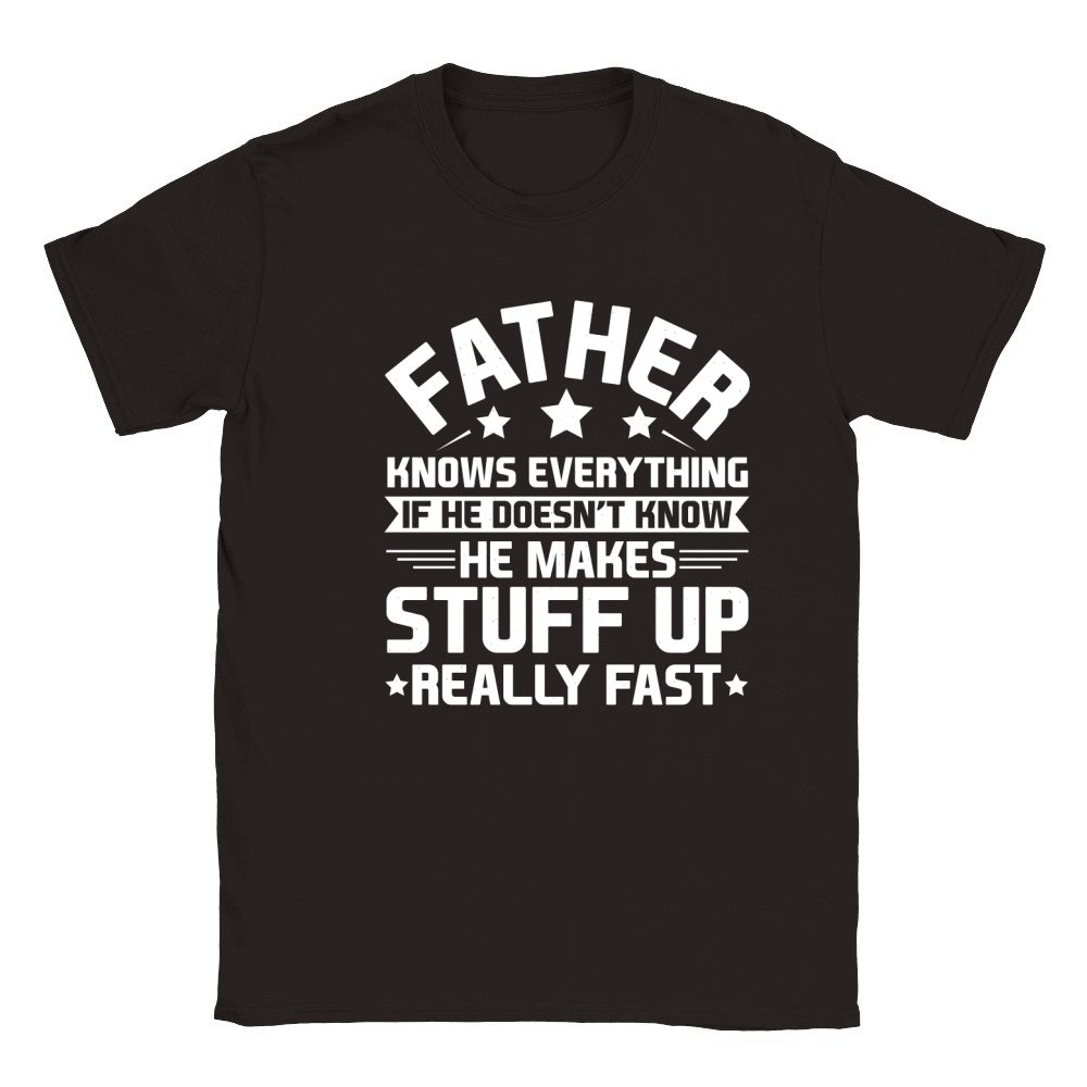 Father Knows Everything Classic Kids Crewneck T-shirt