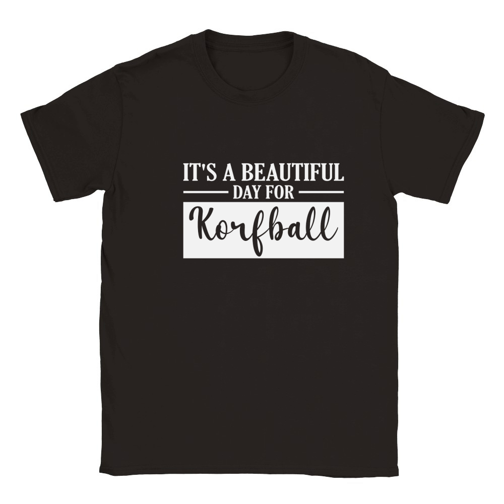 Its a Beautiful Day for Korfball Classic Kids Crewneck T-shirt