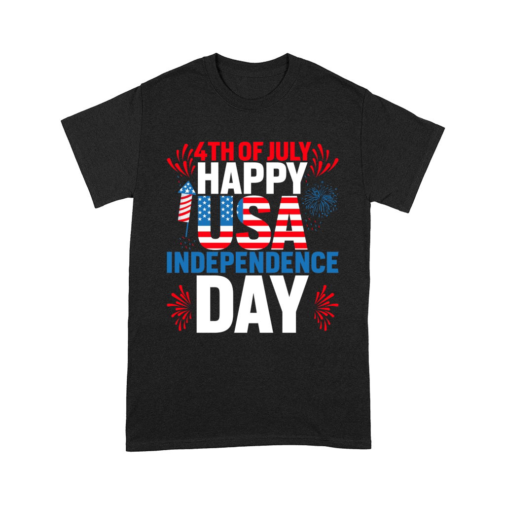 4th of July happy USA Independence Day Comfort T-shirt
