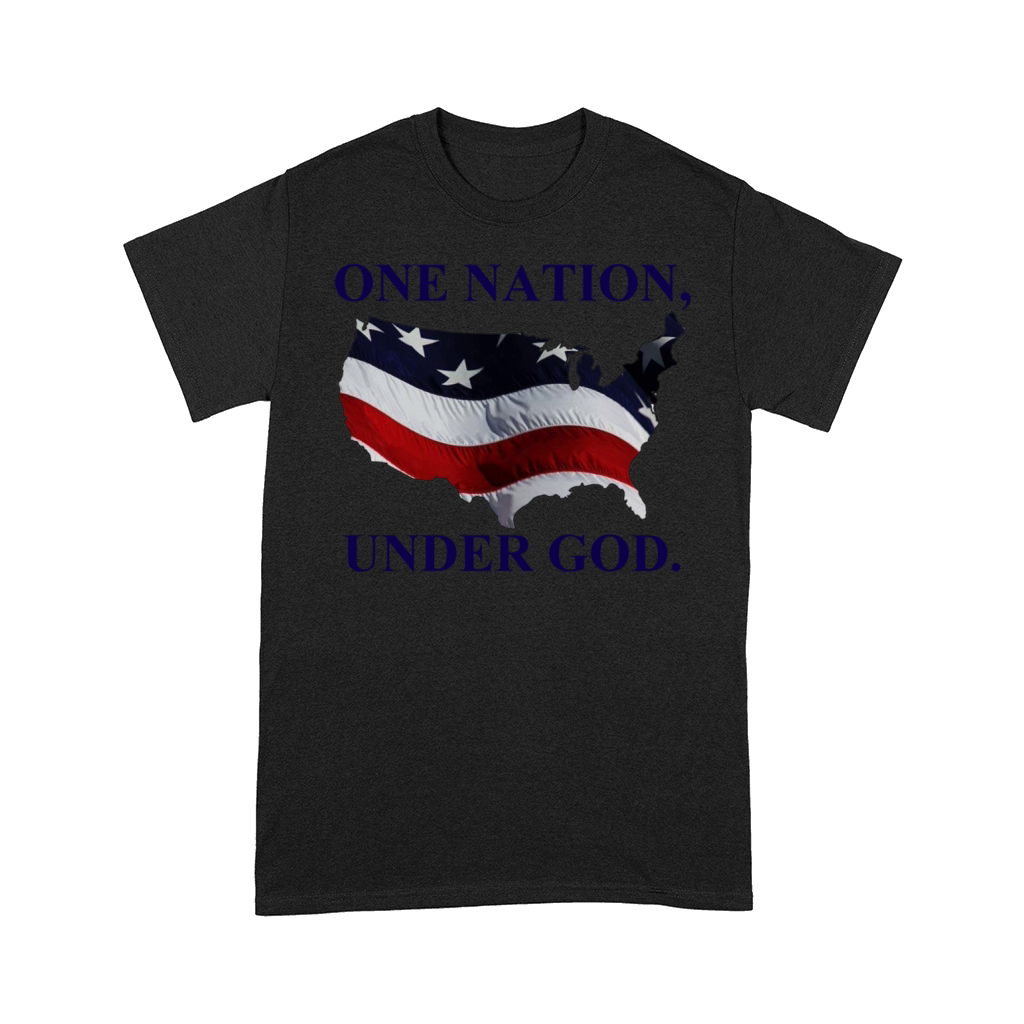 One Nation Under God Navy Comfort T-shirt