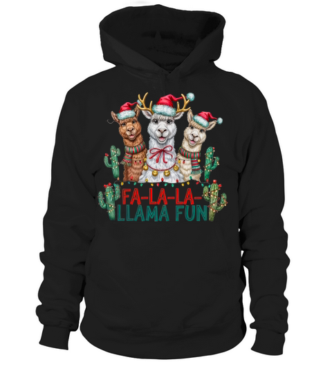 Fa La La Llama Fun (2) Hoodie Unisex