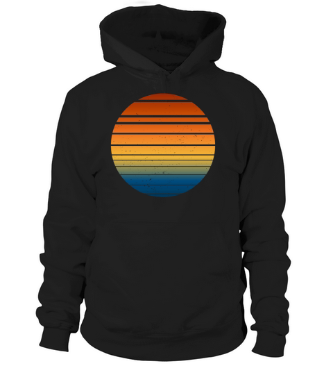 Vintage Retro Sunset (8) Hoodie Unisex