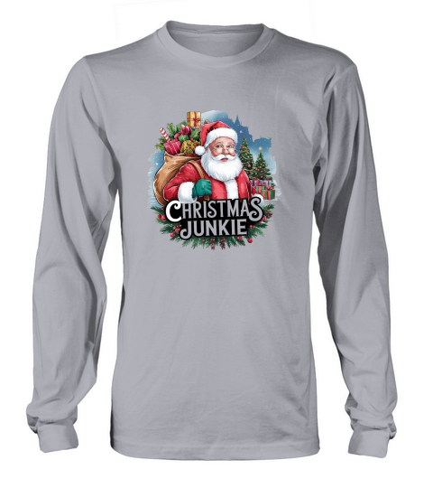 Christmas Junkie Long sleeved Unisex