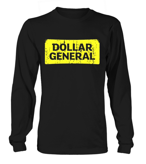 Dollar General Cool Grocery Store Pop Worn Look Long sleeved Unisex