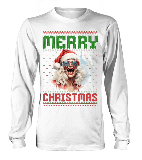 Merry christmas 59 56 Long sleeved Unisex